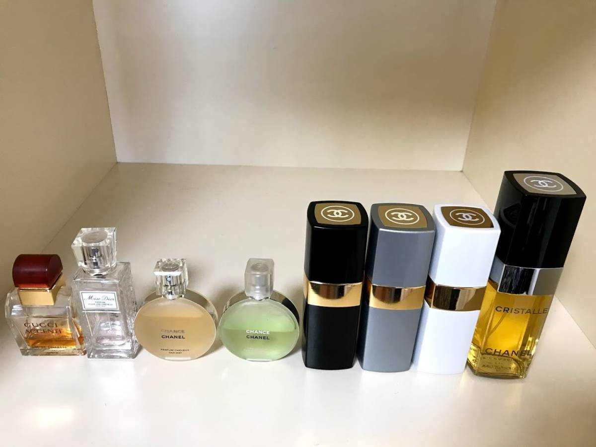 超激得，送料無料 ￥1000スタート 香水 オードトワレ ヘアミスト CHANEL シャネル Dior ディオール 8点売り(その他)｜売買されたオークション情報、yahooの商品情報をアーカイブ公開 - オークファン その他