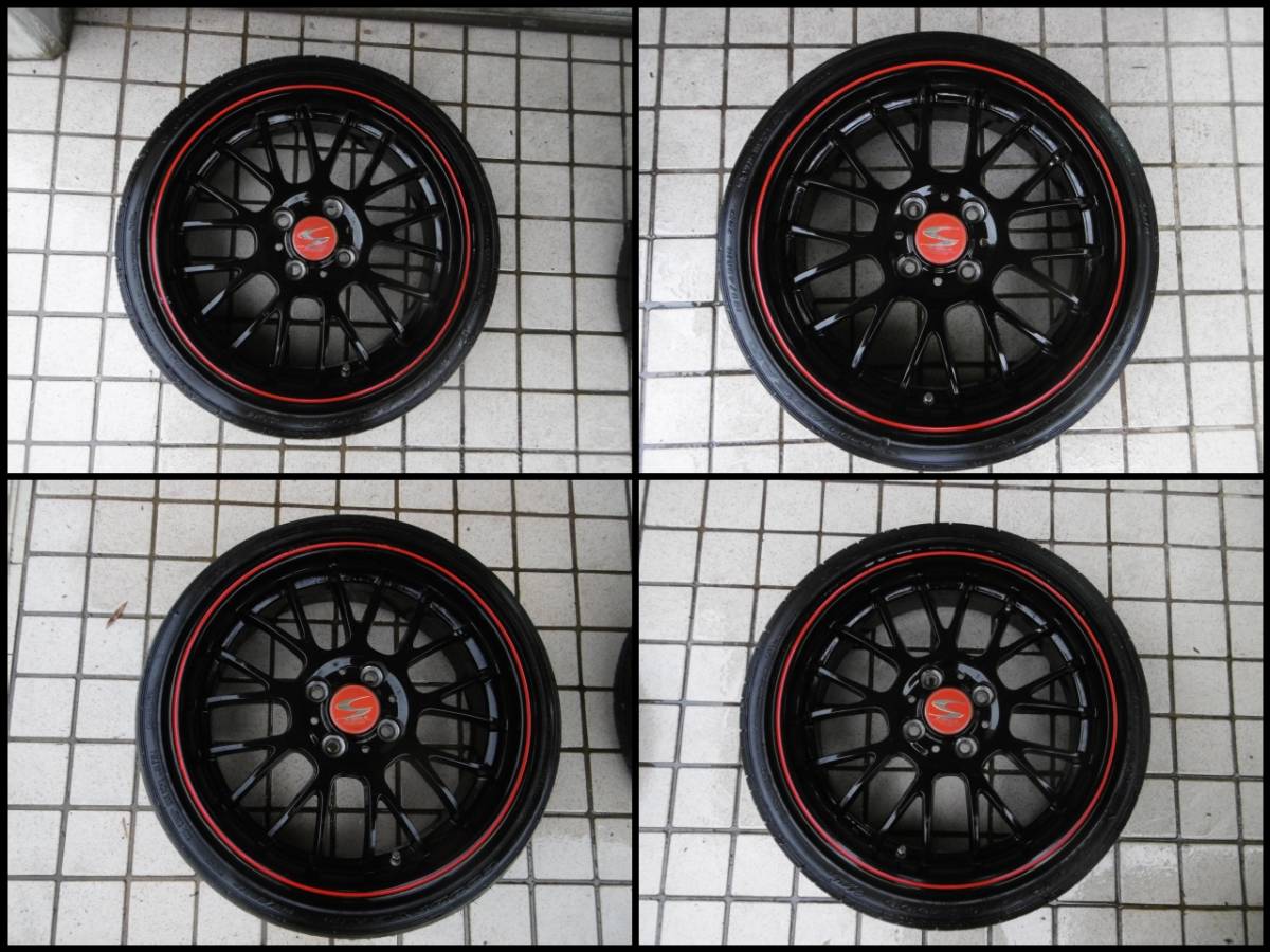 4本ホイールS-HOLD 16インチ タイヤ165/45r16 4本セット