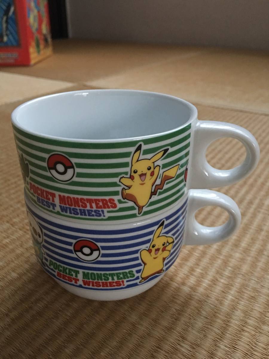 ポケットモンスター ペアマグカップ 青 緑 陶器製 収納便利 ピザーラ ポケモン ピカチュウ 陶磁製 売買されたオークション情報 Yahooの商品情報をアーカイブ公開 オークファン Aucfan Com