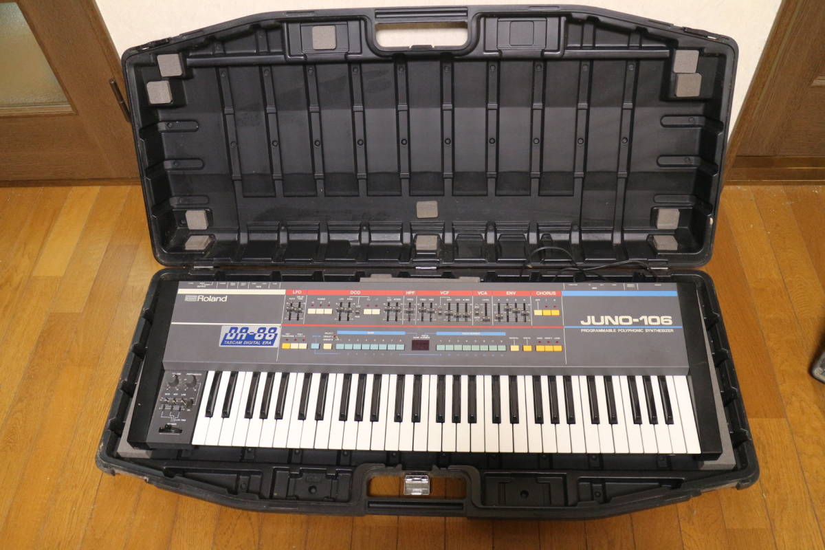 Roland JUNO-106 ローランド ジュノ106 アナログポリフォニックシンセサイザー　完動品 超美品