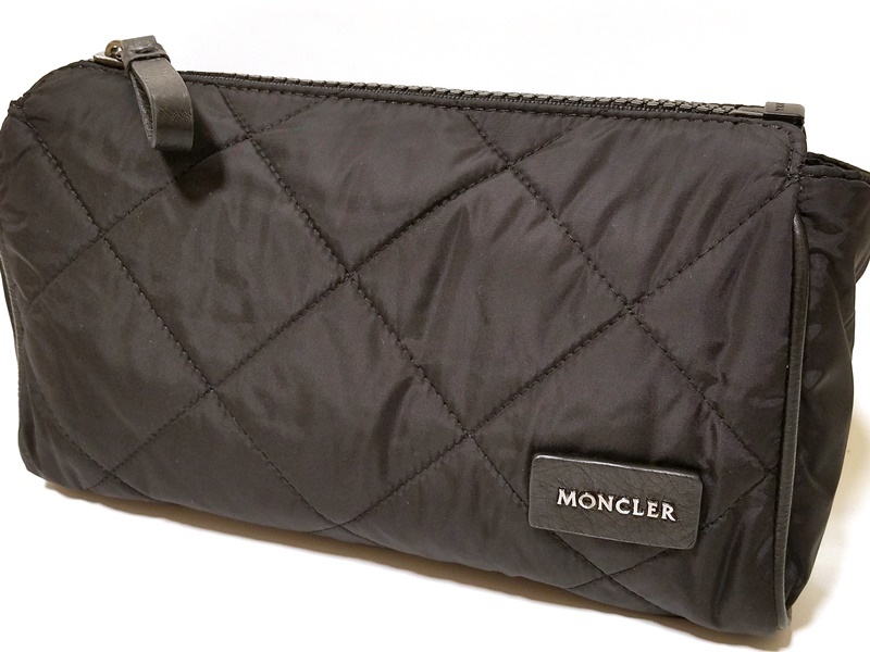 1円【極美品】MONCLER モンクレール メンズ セカンドバッグ ダウン