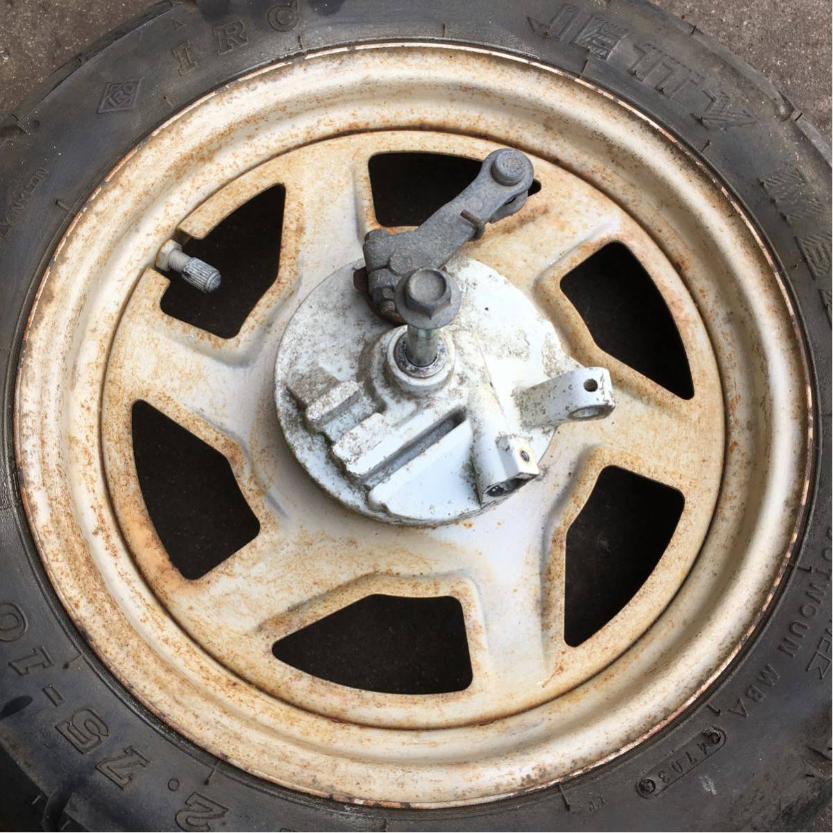 AF12 手裏剣ホイール ホンダ DJ-1R クレタク DJ1R AF18 ホイールセット 