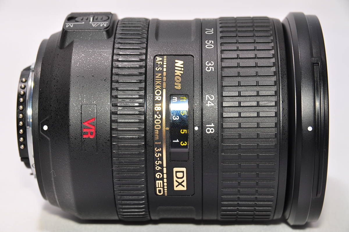 AF-S DX 18-200mm Nikon VR ED f⁄3.5-5.6G NIKKOR | : II