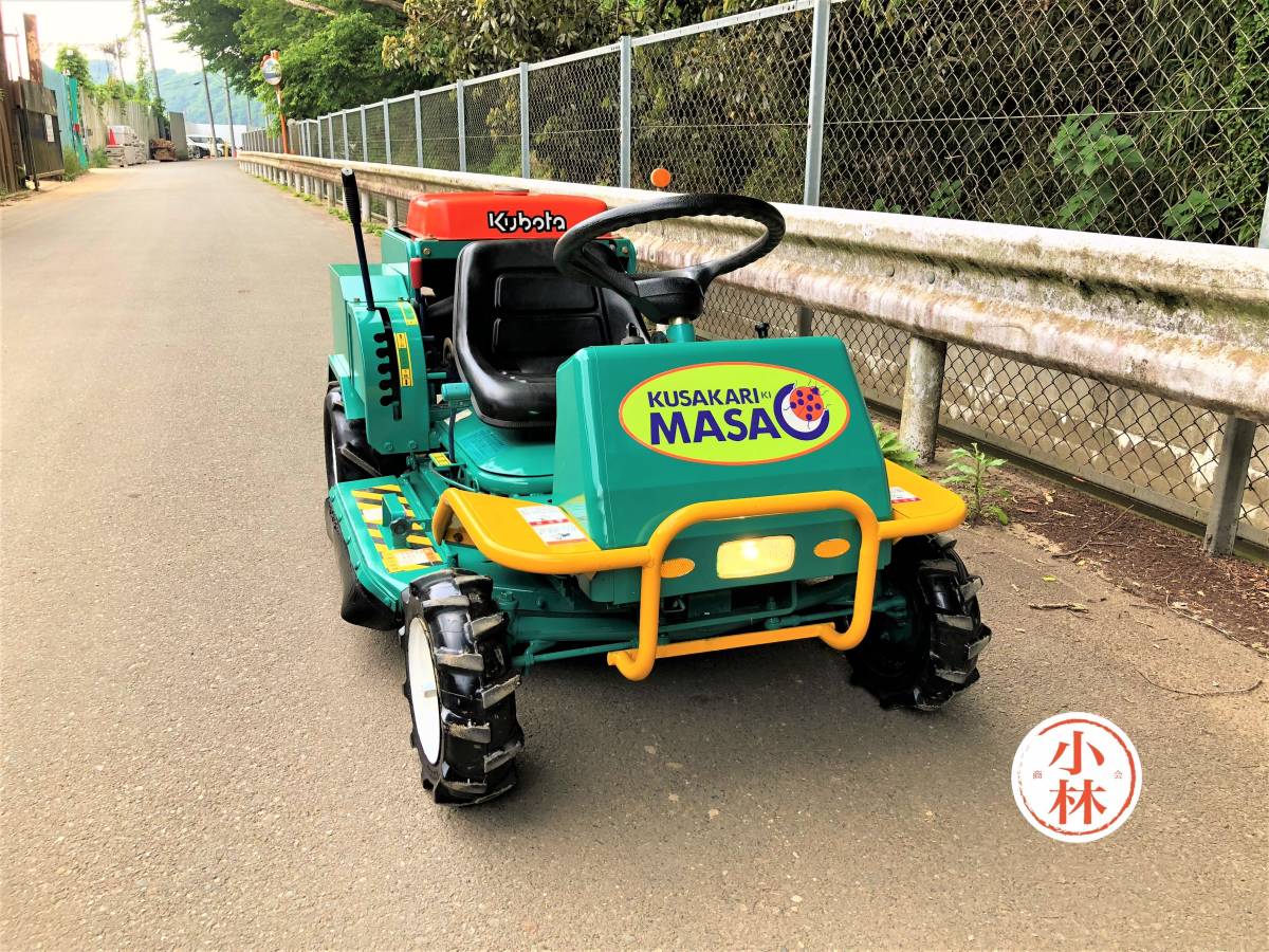 筑水キャニコム 乗用草刈機 『CLM1304』 クボタエンジン 13馬力 HST 無段変速 デフロック付 新品刈刃 新品バッテリー(本体)｜売買されたオークション情報、Yahoo!オークション(旧ヤフオク!) の商品情報をアーカイブ公開 - オークファン（aucfan.com） 筑水キャニコム 乗用草刈機 まさお CLM1304 13馬力