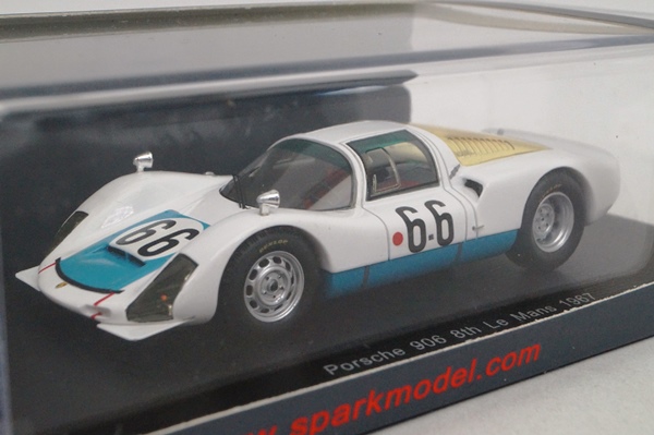 【新品，2025】 スパーク 1/43 ポルシェ 906 ルマン 1967 #66 S4744(レーシングカー)｜売買されたオークション情報、yahooの商品情報をアーカイブ公開 - オークファン レーシングカー