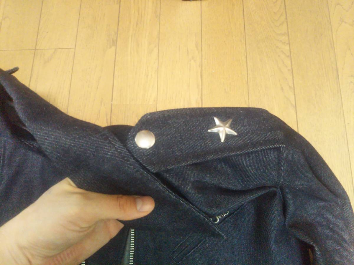 送料無料 限定品 希少 Schott BEAMS ワンスター デニムライダース 