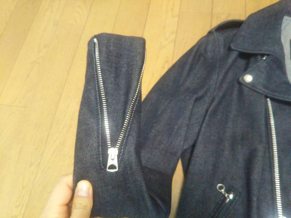 送料無料 限定品 希少 Schott BEAMS ワンスター デニムライダース 