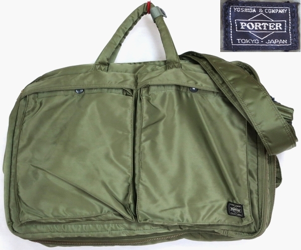 大得価，HOT 良好 PORTER TANKER 3way ブリーフケース 622-06672