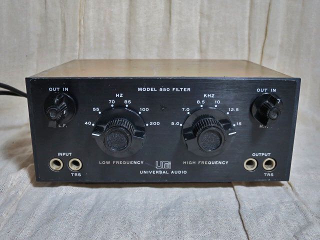 UREI フィルター パッシブイコライザー model 550 動作品 アナログ ヴィンテージ UNIVERSAL AUDIO ウーレイ PULTEC