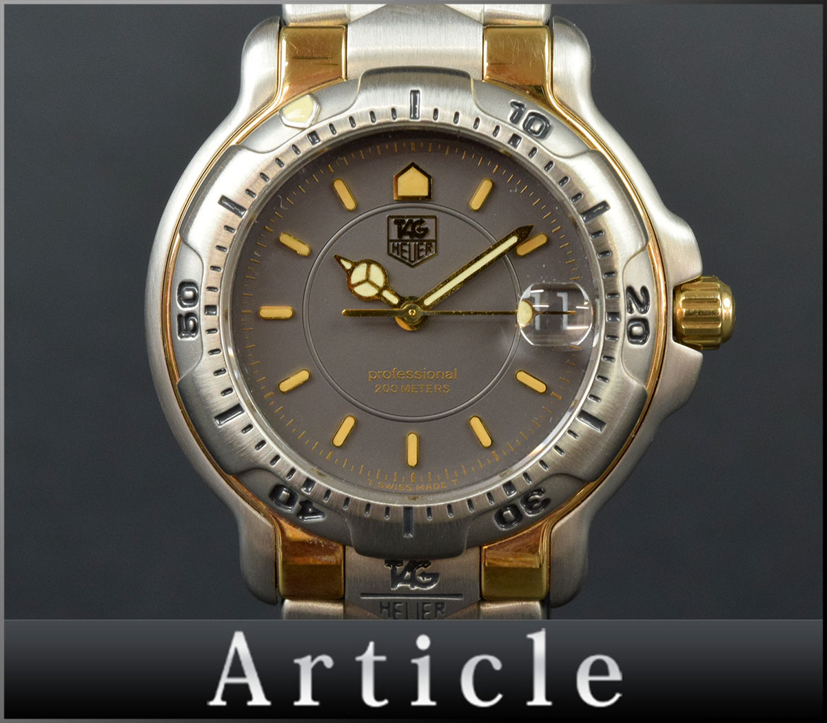 56740○美品 TAG Heuer タグホイヤー/ プロフェッショナル200M 