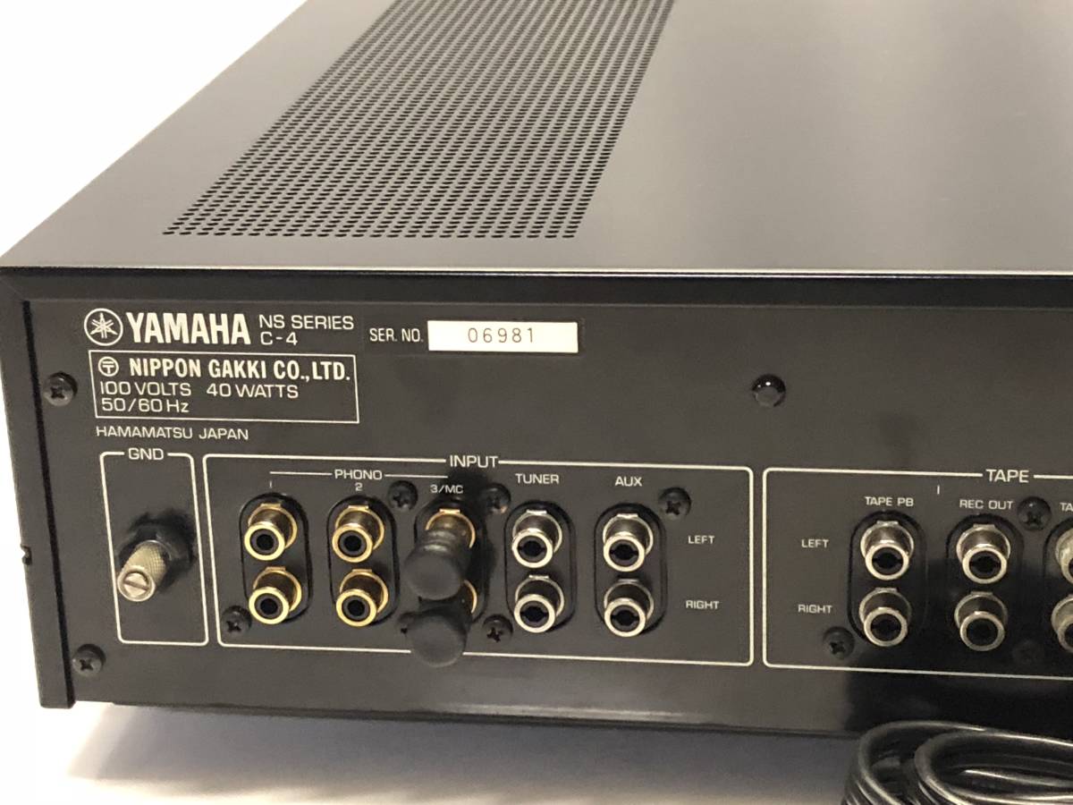 YAMAHA C-4 プリアンプ 動作確認ですがジャンク YAMAHA C-4 プリアンプ 動作確認ですがジャンク 【公式通販】