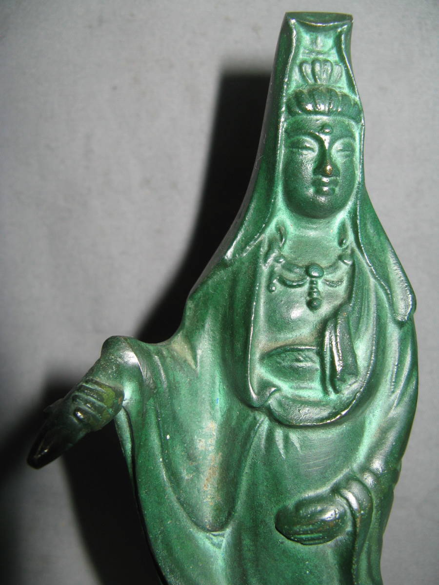 骨董 仏像 観音様 真鍮？ マリア像 隠れキリシタン 弘法大師 親鸞聖人