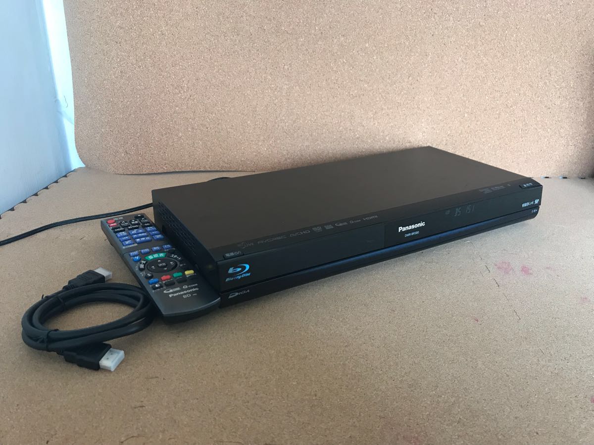新品2TB換装 Panasonic BDレコ DMR-BR580 新品リモ HDMI付 R○完動品