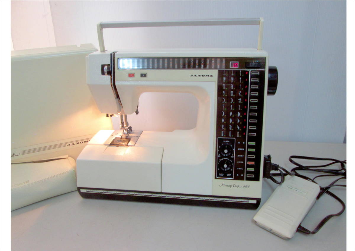 電子ミシン ジャノメ JANOME Craft - 通販 Memory 本体 ミシン MD600 0 