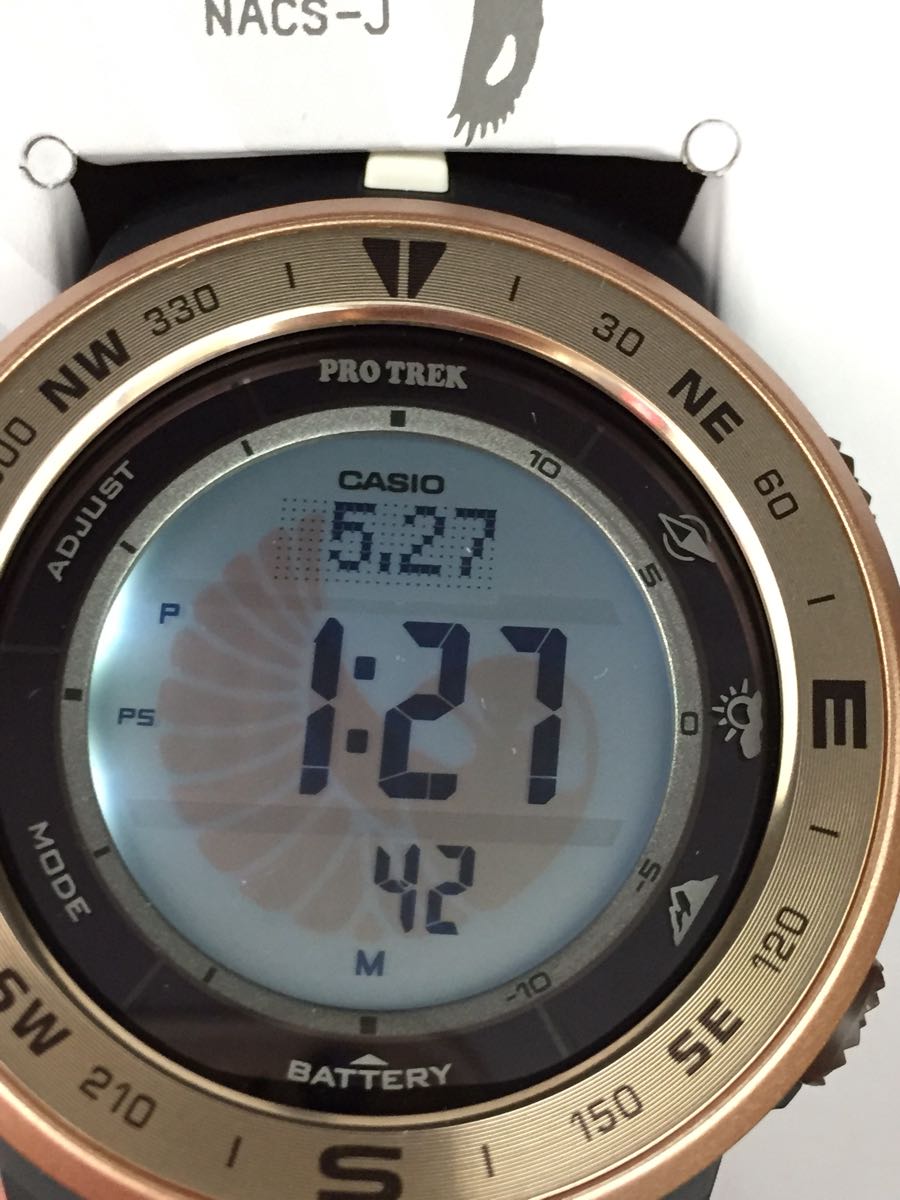 ★★1円～新品・PROTREK・トリプルセンサー・PRG-330GE-5JR・イヌワシヴィジョン日本自然保護協会・ソーラー・温度・高度・気圧・コンパス_5