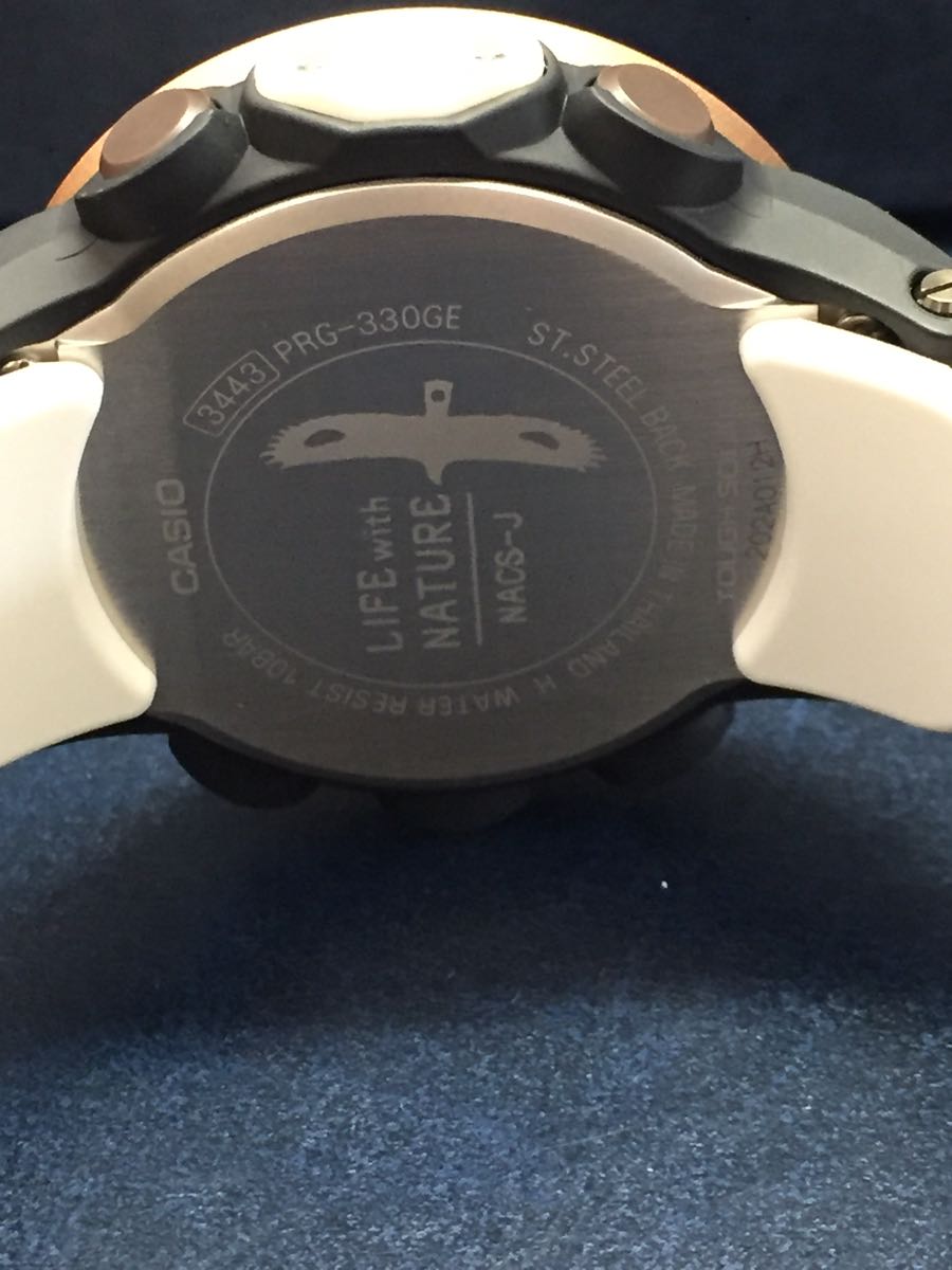 ★★1円～新品・PROTREK・トリプルセンサー・PRG-330GE-5JR・イヌワシヴィジョン日本自然保護協会・ソーラー・温度・高度・気圧・コンパス_8