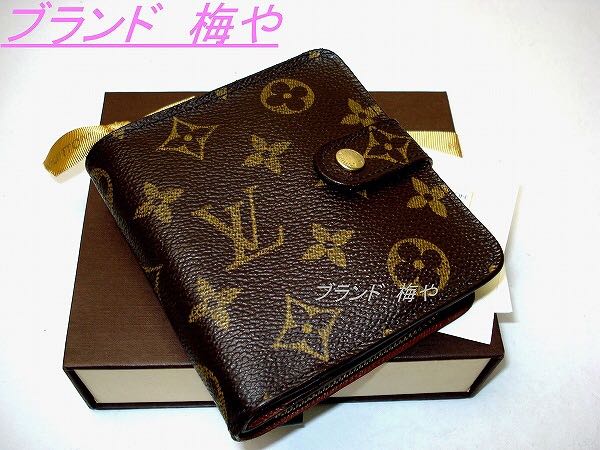 本物鑑定済・ＬＶ・モノグラム・人気コンパクトジップ・程度良品