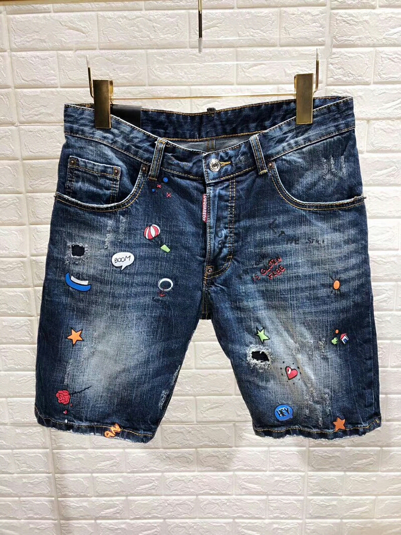 ★専用★DSQUARED2 デニムショートパンツ 46 新品 Dsquared2 ディースクエアード デニム ショートパンツ サイズ46