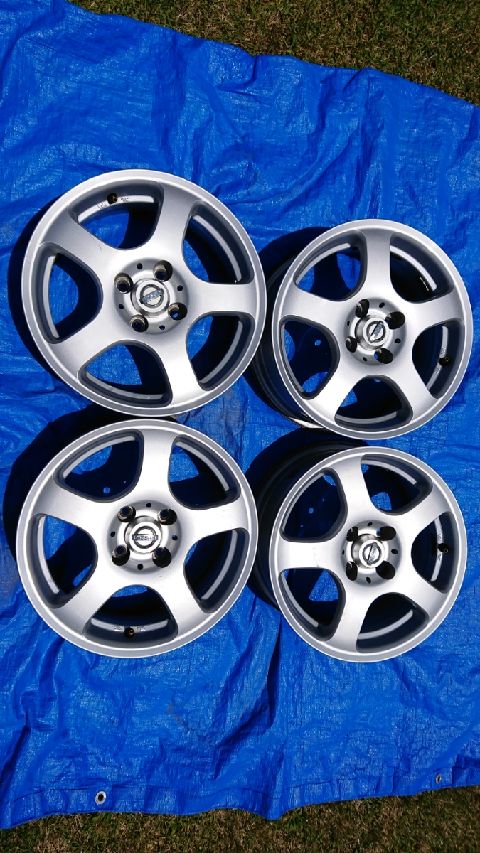 日産 キューブ 純正 15インチ アルミホイール 15×6J オフセット40 PCD100