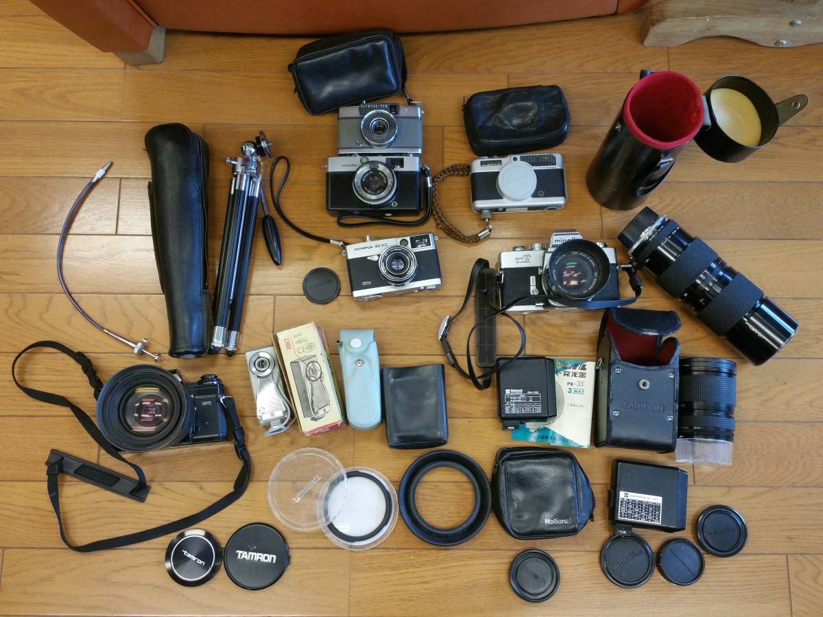 d*3様 ジャンク品フィルムカメラ他 レンズ カメラ フィルムカメラ まとめて たくさん まとめ ☆ジャンク品