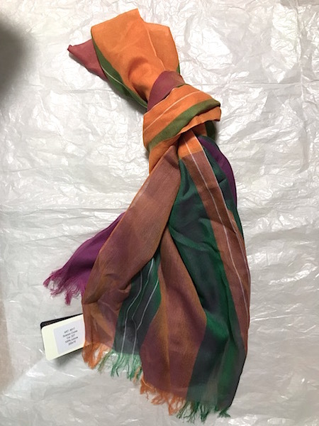ARIANNA (アリアンナ) / high count yarn COTTON STOLE （強撚糸
