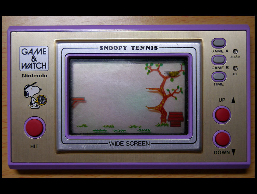 ゲームウォッチ「スヌーピーテニス」に挑戦 昭和レトロ 任天堂 ゲーム