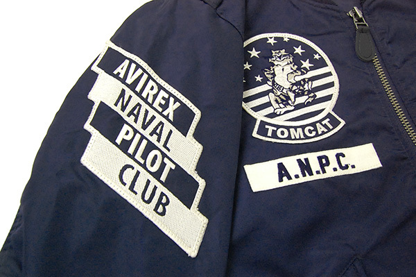 18SS 極美品 アヴィレックス AVIREX ワッペンカスタム 「TOMCAT/トム