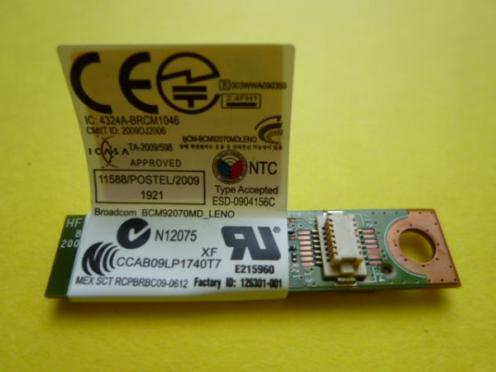 ≪即決≫ThinkPad X220 T420 T520 Bluetooth 3.0 カード 60Y3271_1