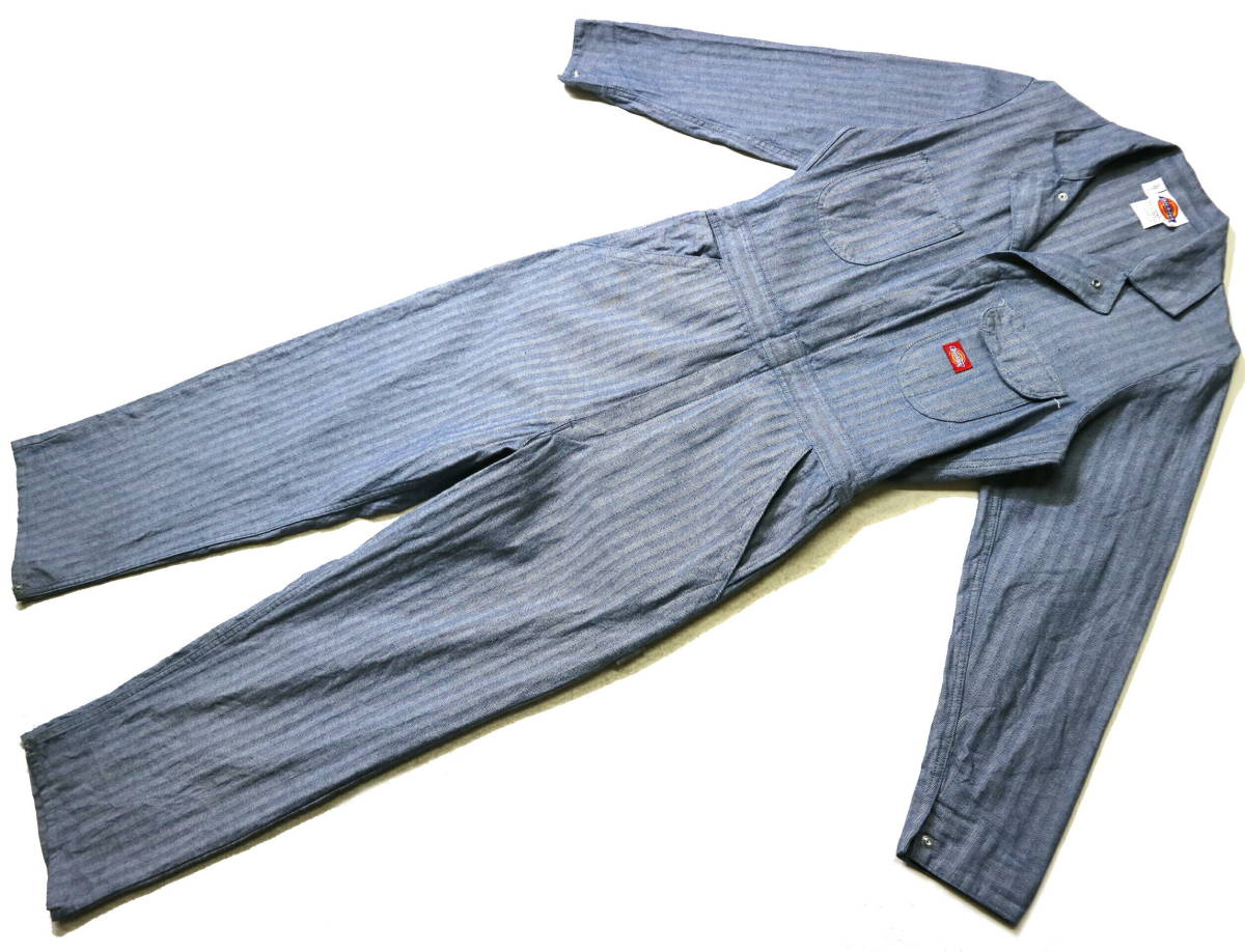  訳あり 裾汚れ /良好 Dickies ディッキーズ ヘリンボーン地 つなぎ 40/背高Lサイズ相当 身長188位ま(オーバーオール)｜売買されたオークション情報、yahooの商品情報をアーカイブ公開 - オークフ ボトムス