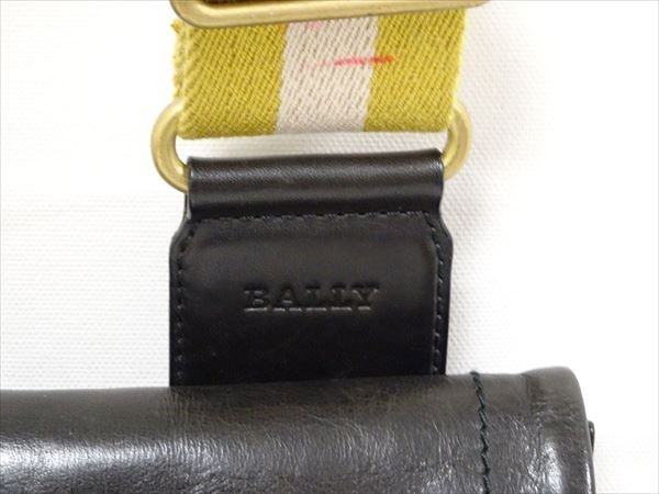 BALLY☆バリー☆ショルダーバッグ☆トレインスポッティング☆レザー黒