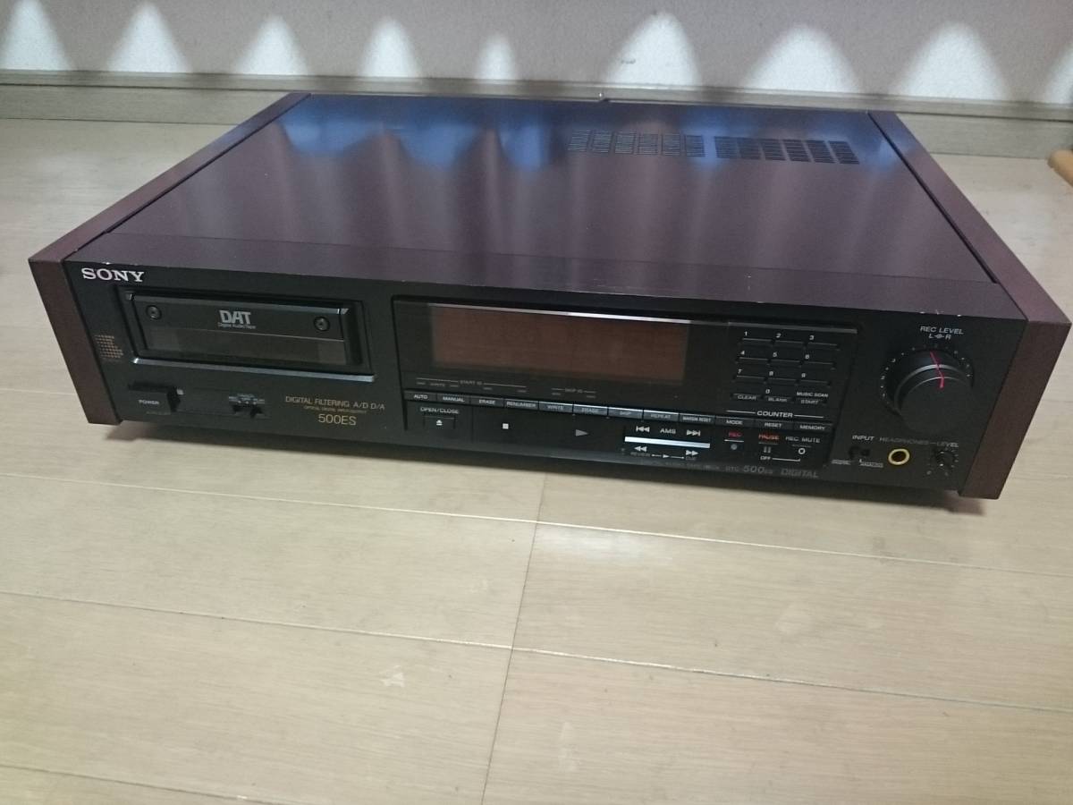 SONY 希少 SONY DATデッキ DTC-500ES 動作品 DATデッキ DTC-500ES