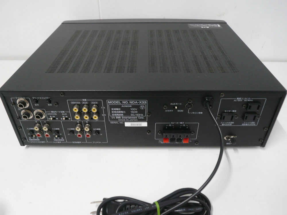 ☆ジャンク品☆BMB☆カラオケアンプ☆NDA-X33☆B-kara☆