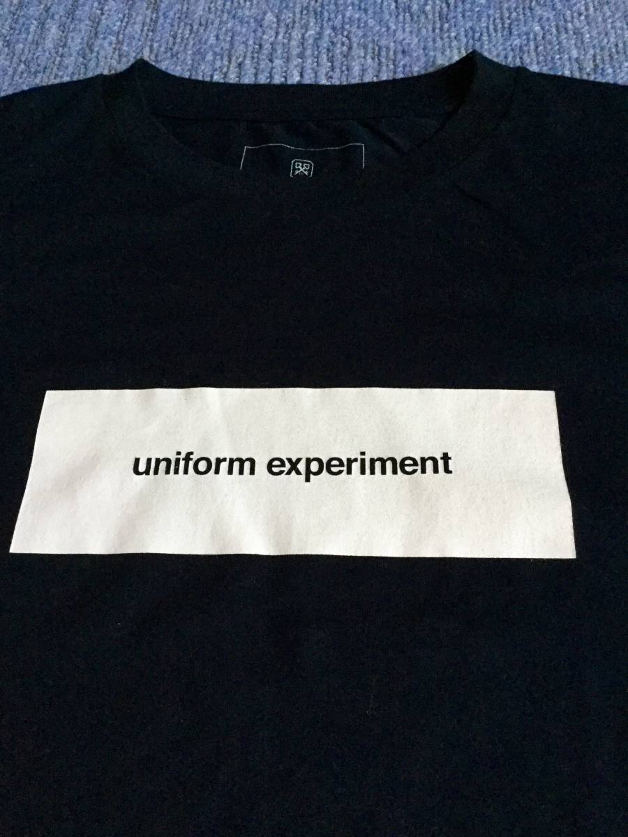 uniform experiment ユニフォームエクスペリメント サイズ2 ネイビー ロゴ 最終値下げ