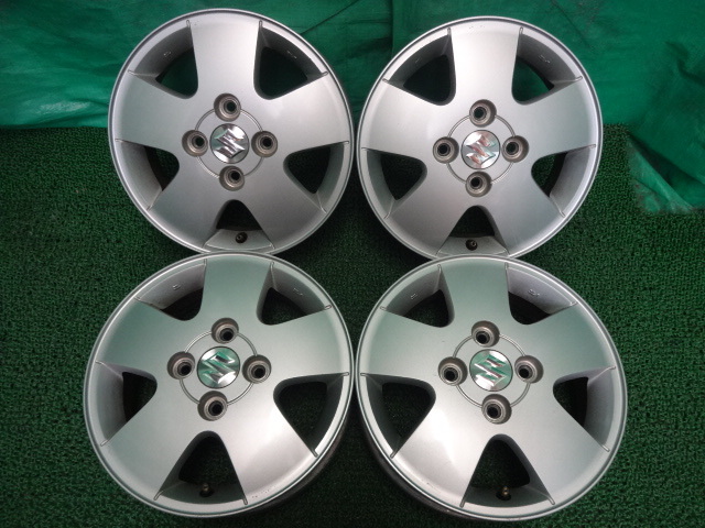 エブリイワゴン純正13インチアルミホイール スズキ純正エブリィ○13×4.5J +