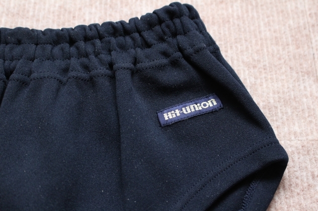 中古☆hit union ヒットユニオン 66-N ブルマ 濃紺 ハイレグ ナイロン