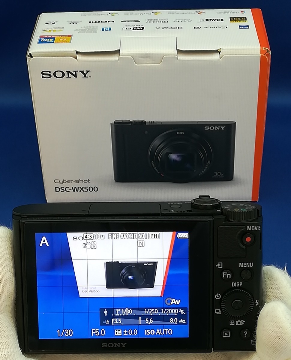 ソニー サイバーショット DSC-WX500 デジカメ 箱 説明書 SONY cyber