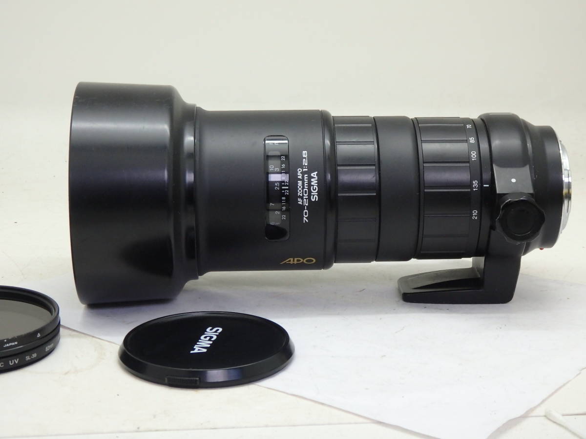 極美品 シグマ SIGMA AF APO 70-210mm F2.8 フード付きレンズ 【公式通販】