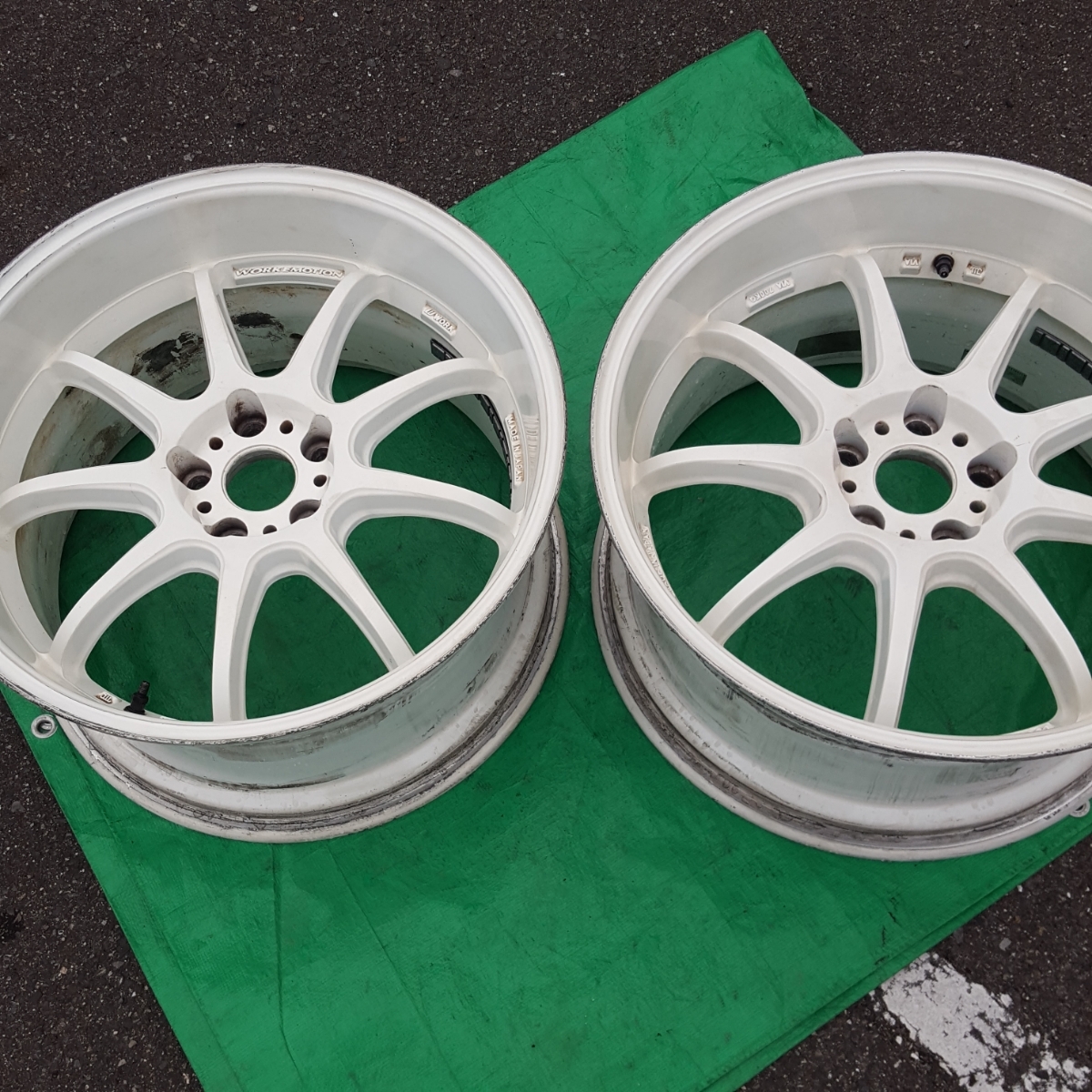 19インチ Work EMOTION D9R 10.5j +23 2本 極 t7r 【公式通販】