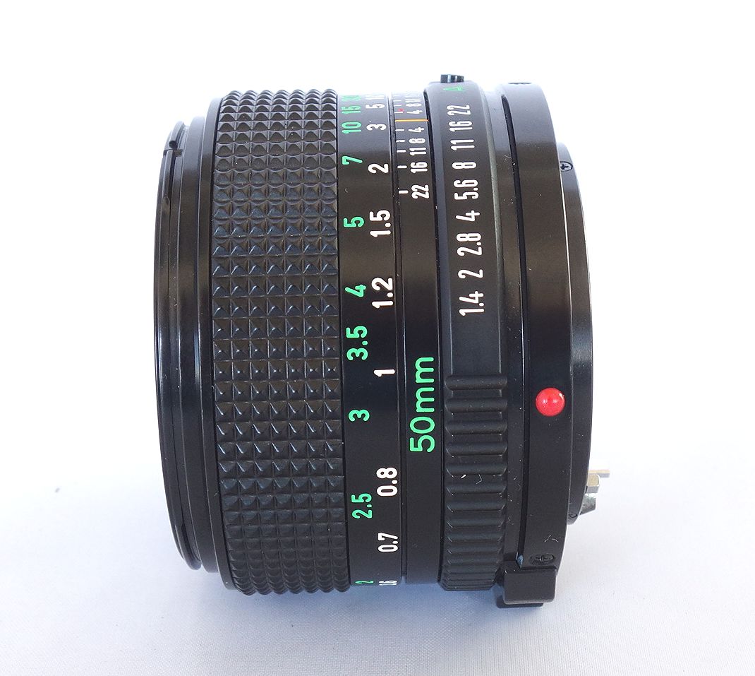 キャノン Canon New FD 50mm F1.4 外観美品 カビあり ジャンク品