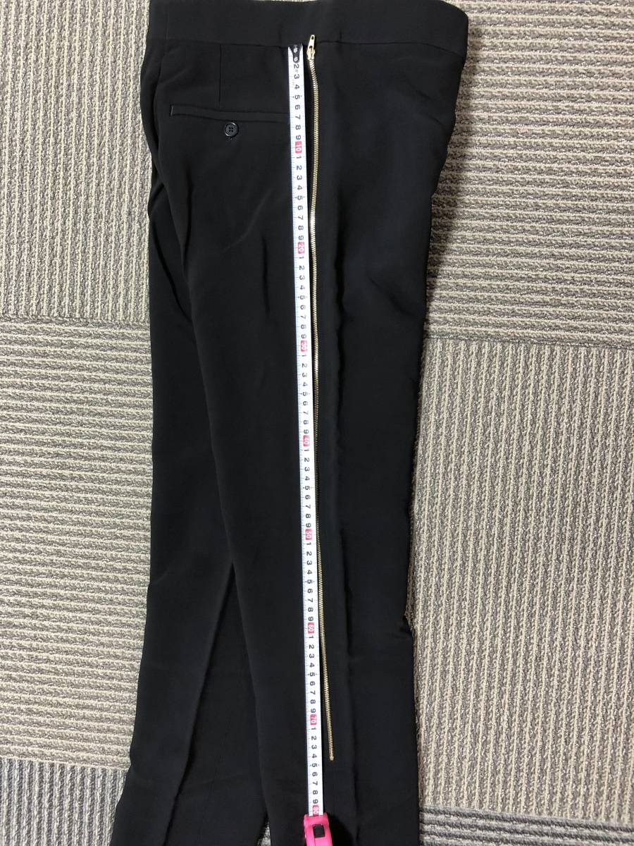 CELINE フィービー サイドジップ パンツ ブラック 34 Phoebe Philo 