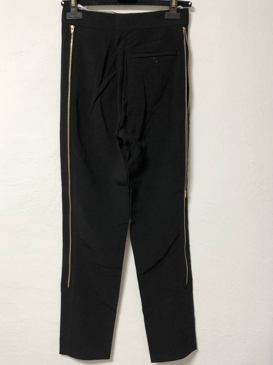CELINE フィービー サイドジップ パンツ ブラック 34 Phoebe Philo 