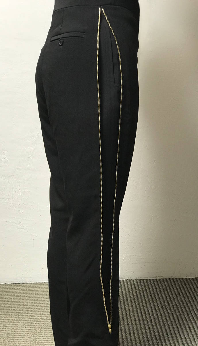 CELINE フィービー サイドジップ パンツ ブラック 34 Phoebe Philo 
