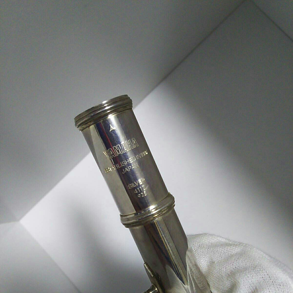 動作品Pearl PF-521 フルート Eメカ リッププレート銀製 PEARL FLUTE 