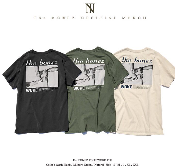 the bonez woke tour Tシャツ