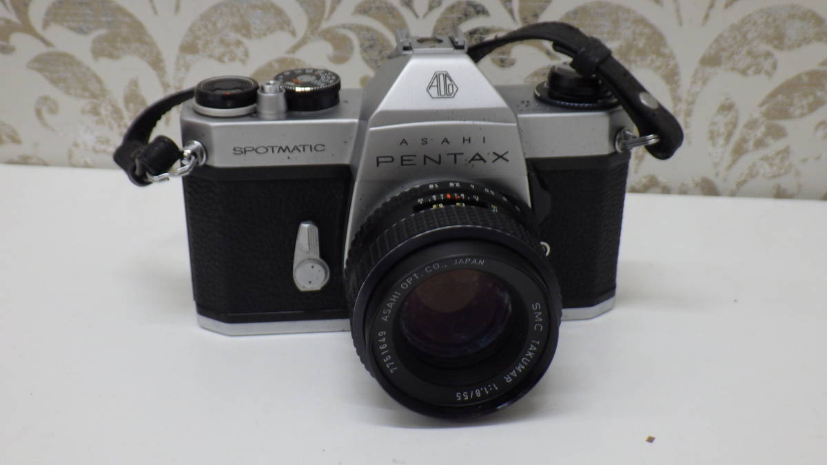 ASAHI PENTAX SPOTMATIC レンズ付SMC Takumar ASAHI PENTAX SPORTMATIC SP + SMC TAKUMAR 1:1.8/55 + Super-Multi