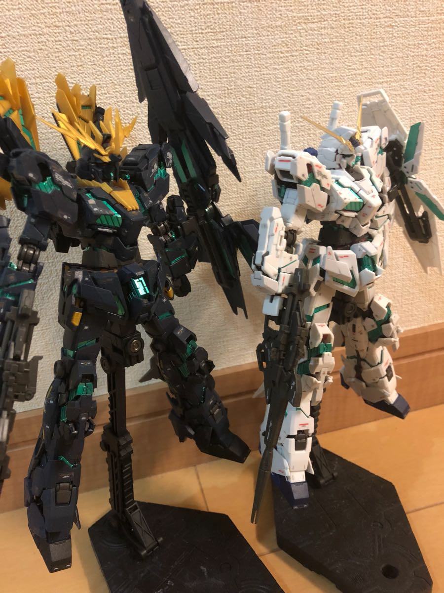 素組 完成品 Rg ユニコーン ガンダム バンシィ ノルン 覚醒 カラー グリーン フレーム 2対 ガンプラ Mg Hg デストロイ 機動戦士ガンダム 売買されたオークション情報 Yahooの商品情報をアーカイブ公開 オークファン Aucfan Com
