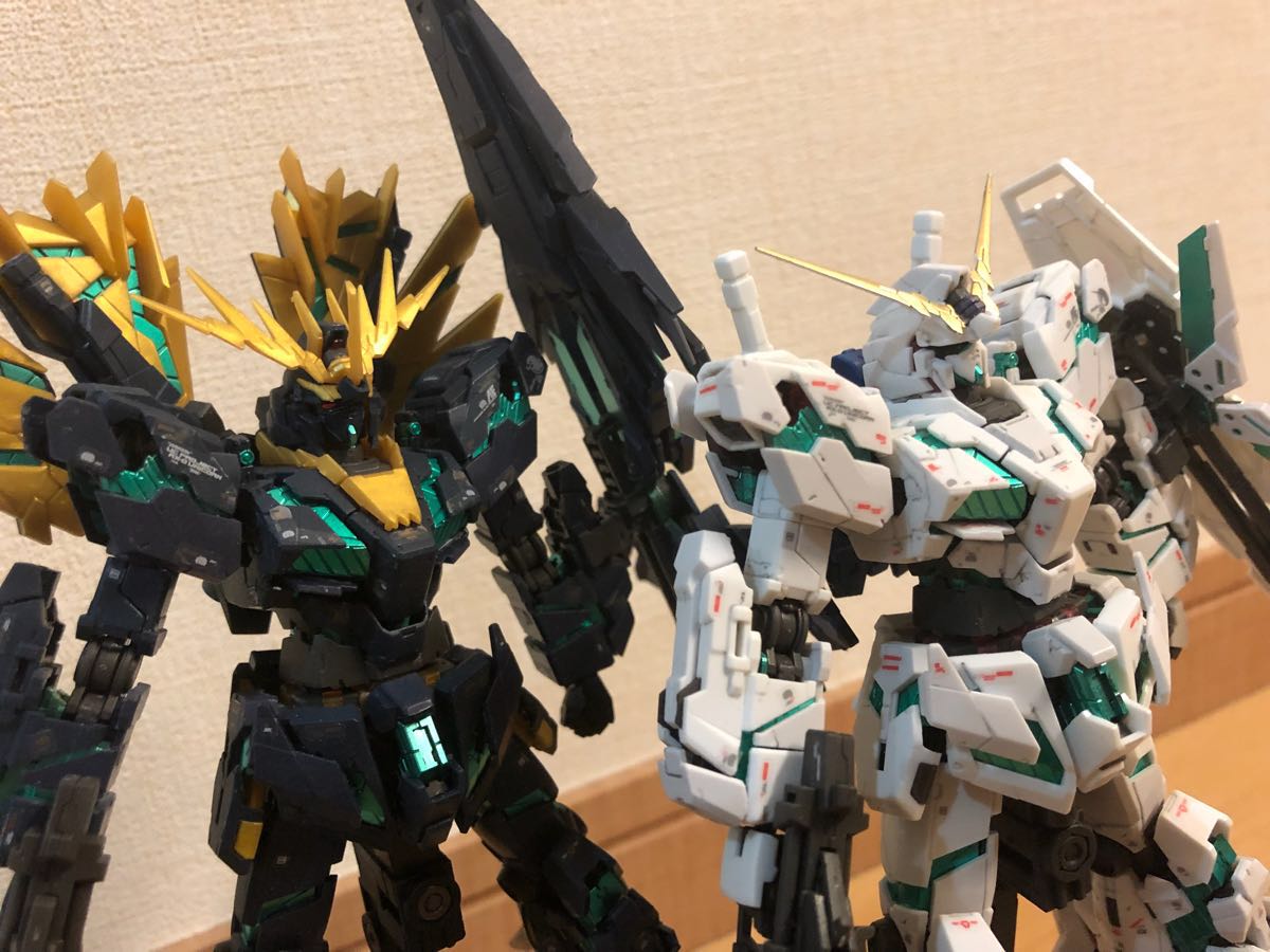 素組 完成品 Rg ユニコーン ガンダム バンシィ ノルン 覚醒 カラー グリーン フレーム 2対 ガンプラ Mg Hg デストロイ 機動戦士ガンダム 売買されたオークション情報 Yahooの商品情報をアーカイブ公開 オークファン Aucfan Com