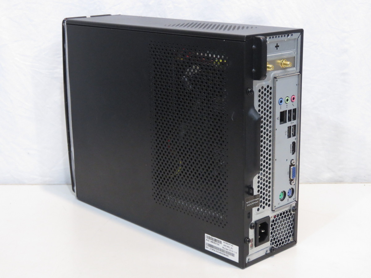 中古] acer Aspire XC-602 Celeron 1007U 1.50GHz 2GB 500GB DVDマルチ 無線  Windows10Home 64bit(