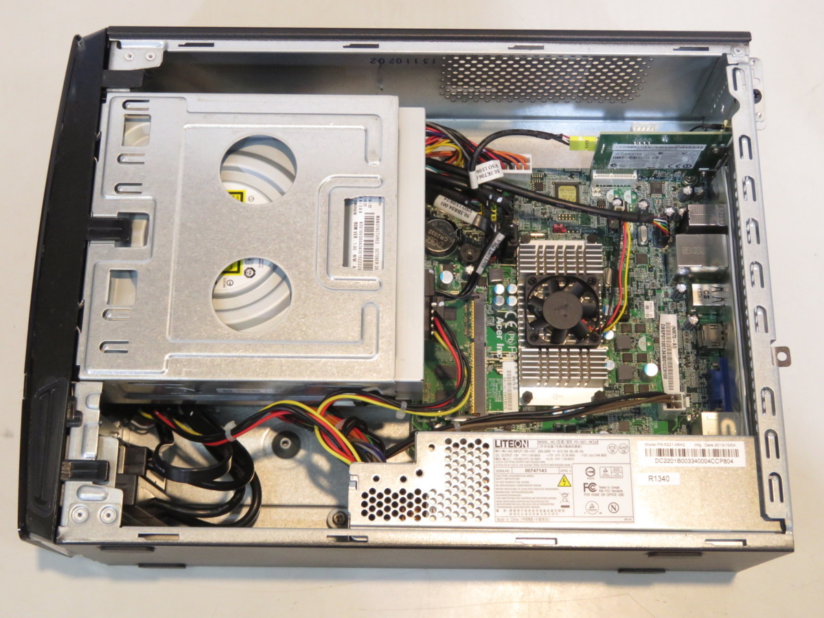 中古] acer Aspire XC-602 Celeron 1007U 1.50GHz 2GB 500GB DVDマルチ 無線  Windows10Home 64bit(