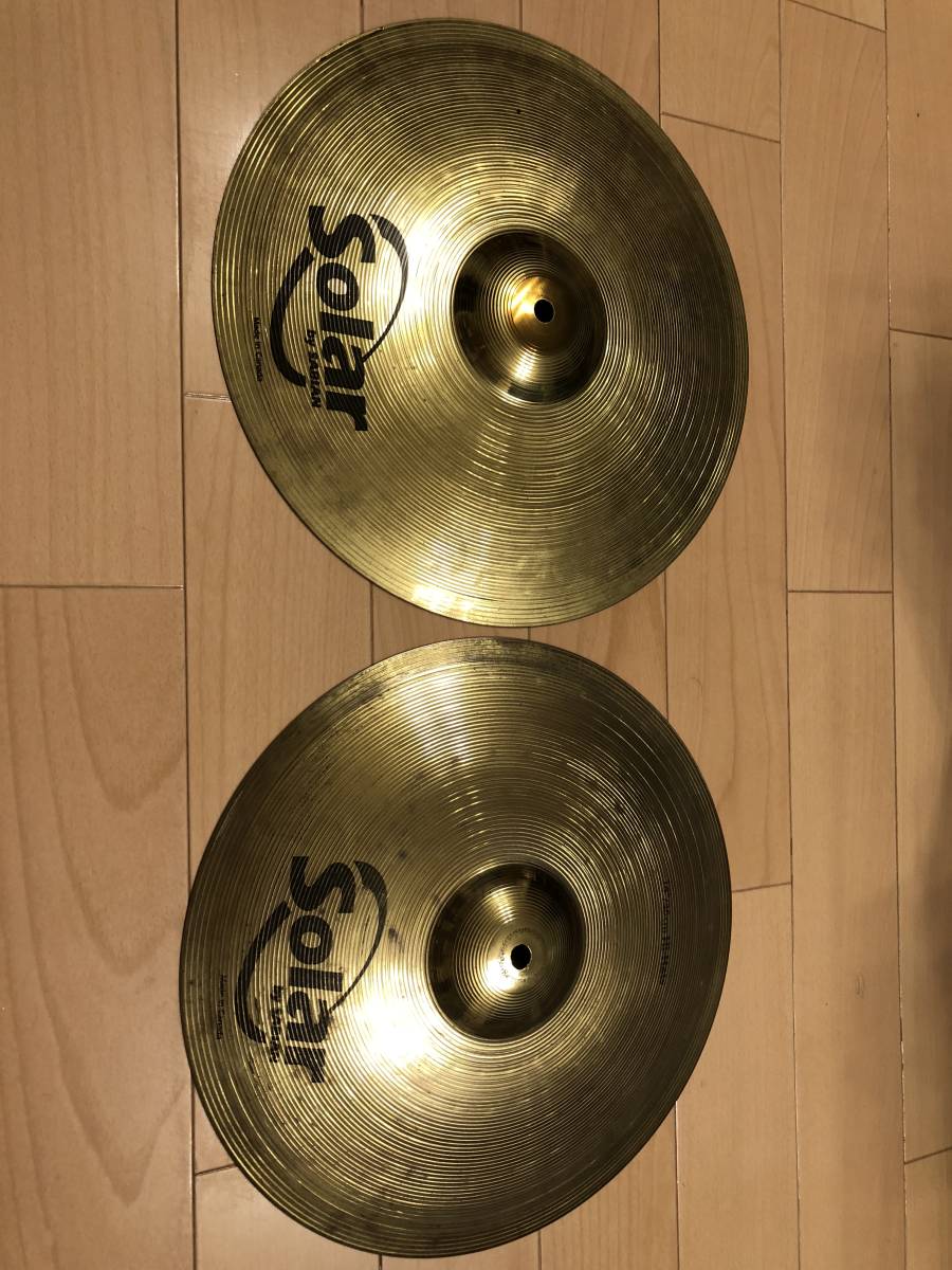 SABIAN　セイビアン　シンバルセット　中古（14インチ ハイハット、16インチ・18インチ クラッシュ、20インチ ライド）